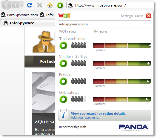 Ampliar imagen de WOT (Web of Trust) WOT (Web of Trust)
