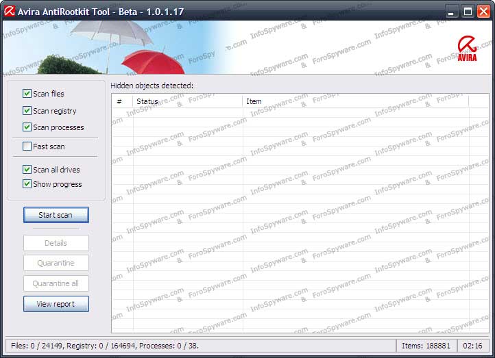Avira AntiRootkit Tool