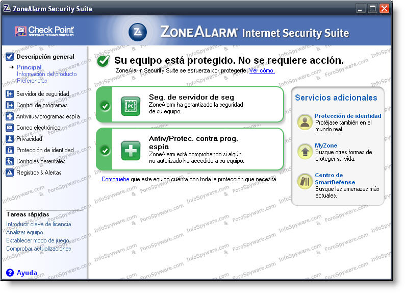 Ampliar imagen de ZoneAlarm Internet Security Suite ZoneAlarm Internet Security Suite
