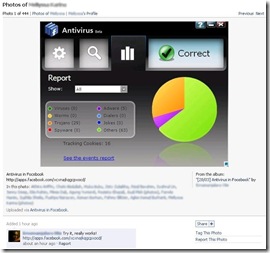 Facebook Antivirus Falso.