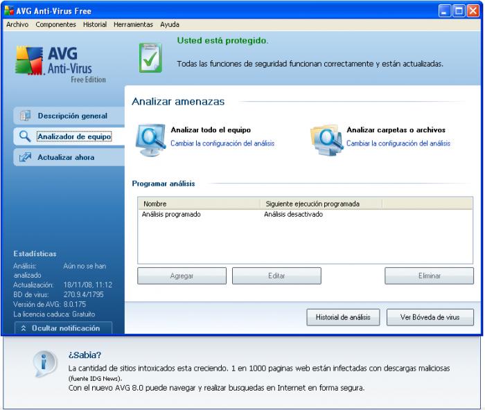 Ampliar imagen de AVG Anti-Virus Free Edition 9.0 AVG Anti-Virus Free Edition 9.0