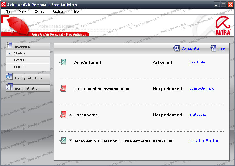 Ampliar imagen de Avira AntiVir Premium 9 (español) Avira AntiVir Premium 9 (español)