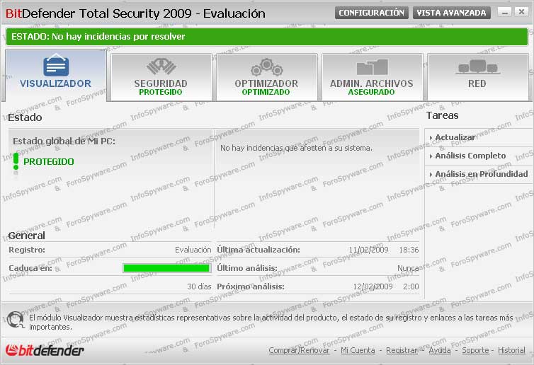 Ampliar imagen de BitDefender Total Security 2010 BitDefender Total Security 2010