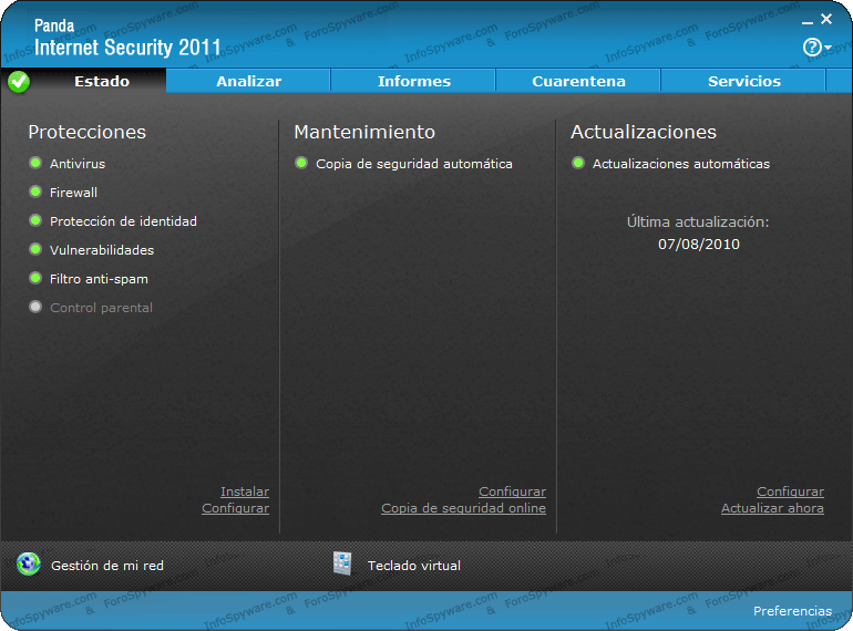 Ampliar imagen de Panda Internet Security 2011 Panda Internet Security 2011