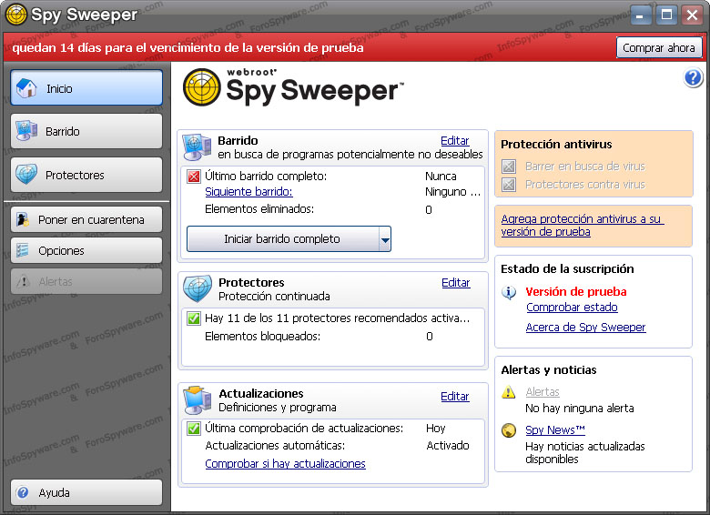 Ampliar imagen de Spy Sweeper 6.1 Spy Sweeper 6.1