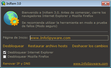 IniRem by InfoSpyware