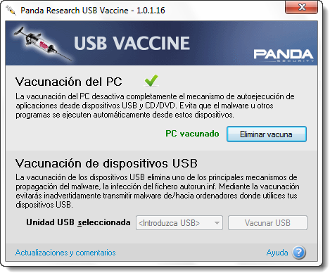 Panda USB Vaccine 1.0.1.16